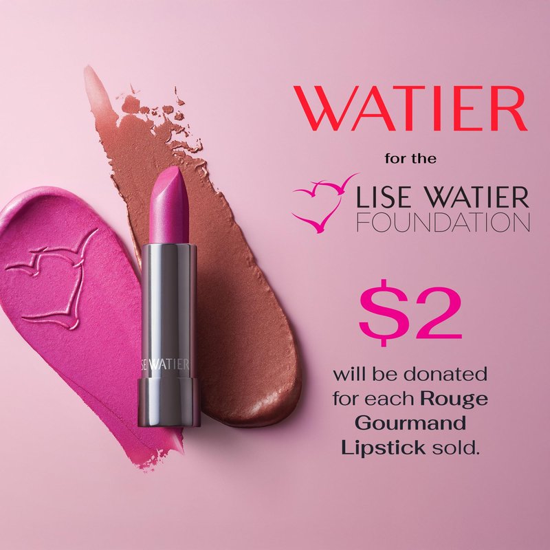Lise Watier Rouge Gourmand Lipstick, Red Delight, 0.14 oz