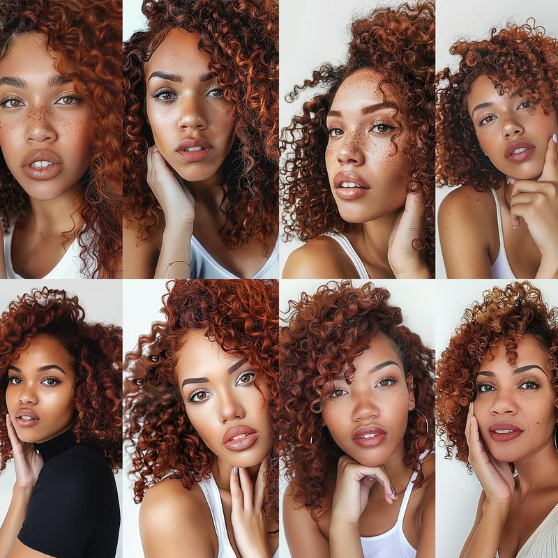 Ailabi Brazilian 33 Color Reddish Brown Human Hair Bundles 8 10 12 Inch Deep Wave Bundles Human Hair 11A Unprocessed Virgin Quick Weave Sewn In Hair for Black Women