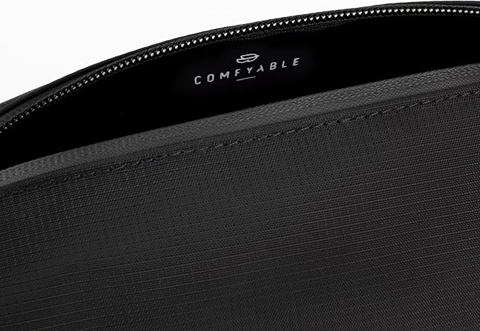 Comfyable Small Toiletry Bag for Men, Slim Mini Toothbrush Bag, Dopp Kit Bag