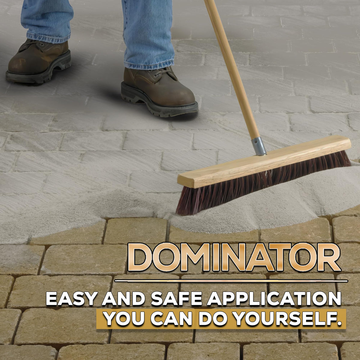 10 Pound Titanium Gray DOMINATOR Polymeric Sand with Revolutionary Ceramic Flex Technology for Stabilizing Paver Joints/Gaps, 1/8” up to 4”, Professional Grade Results