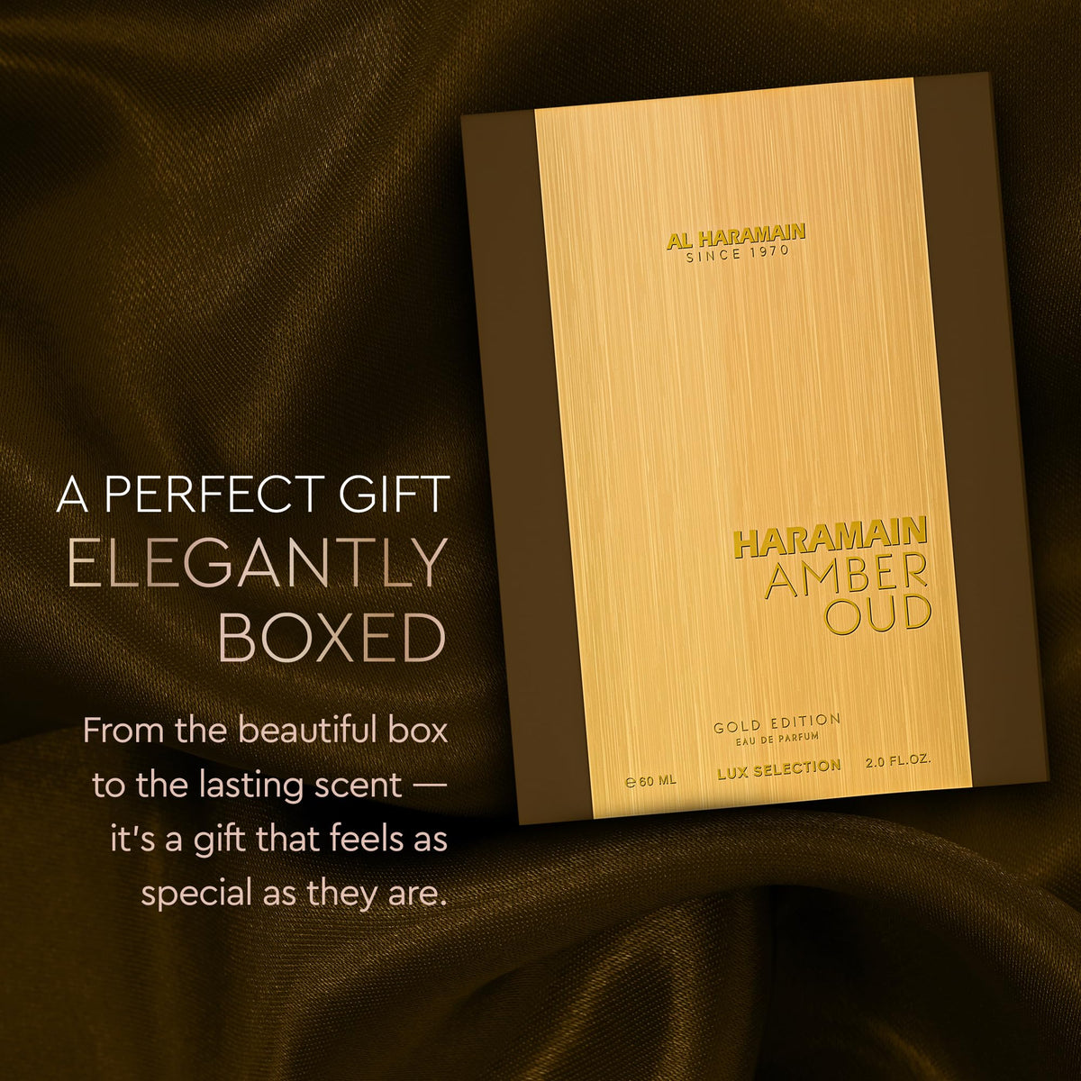 Al Haramain Amber Oud Gold Edition Eau De Parfum Spray 60ml + ATOMIZER – Unisex Perfume Arabian Perfumes for Women & Men – Long-Lasting Sweet Fragrance Arabic Cologne – Men & Women's Gift (2 oz.)
