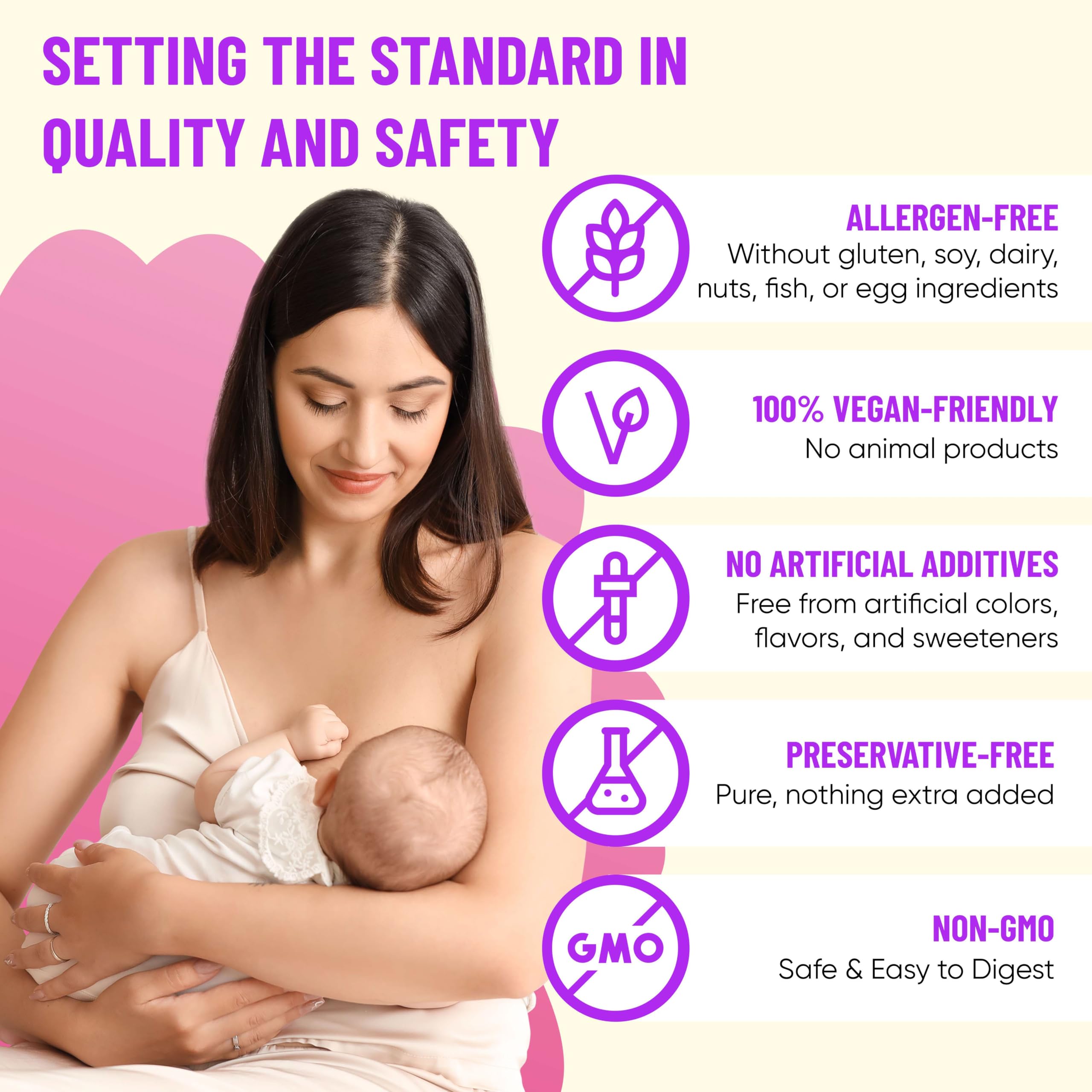 Mama's Select Organic Fenugreek Capsules – Natural Herbal Lactation Supplement to Boost Milk Supply, Vegan Digestive Health Aid, Allergen-Free & Non-GMO, USA-Made for Breastfeeding Moms