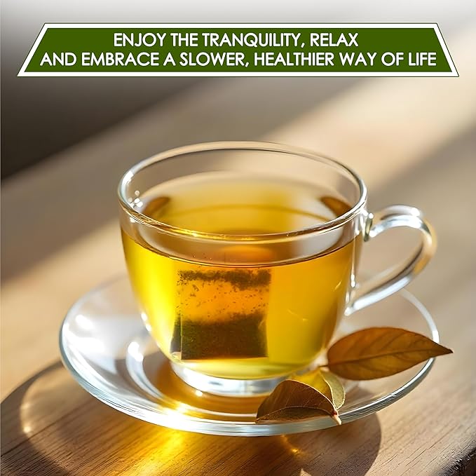 NHAT ANH FARM - Premium Bay Leaf Tea Bags, 40 Tea Bags, 100% Natural Dried Bay Leaf, Naturally Sweet Herbal Tea, Sugar-Free, Caffeine-Free, No Additives.