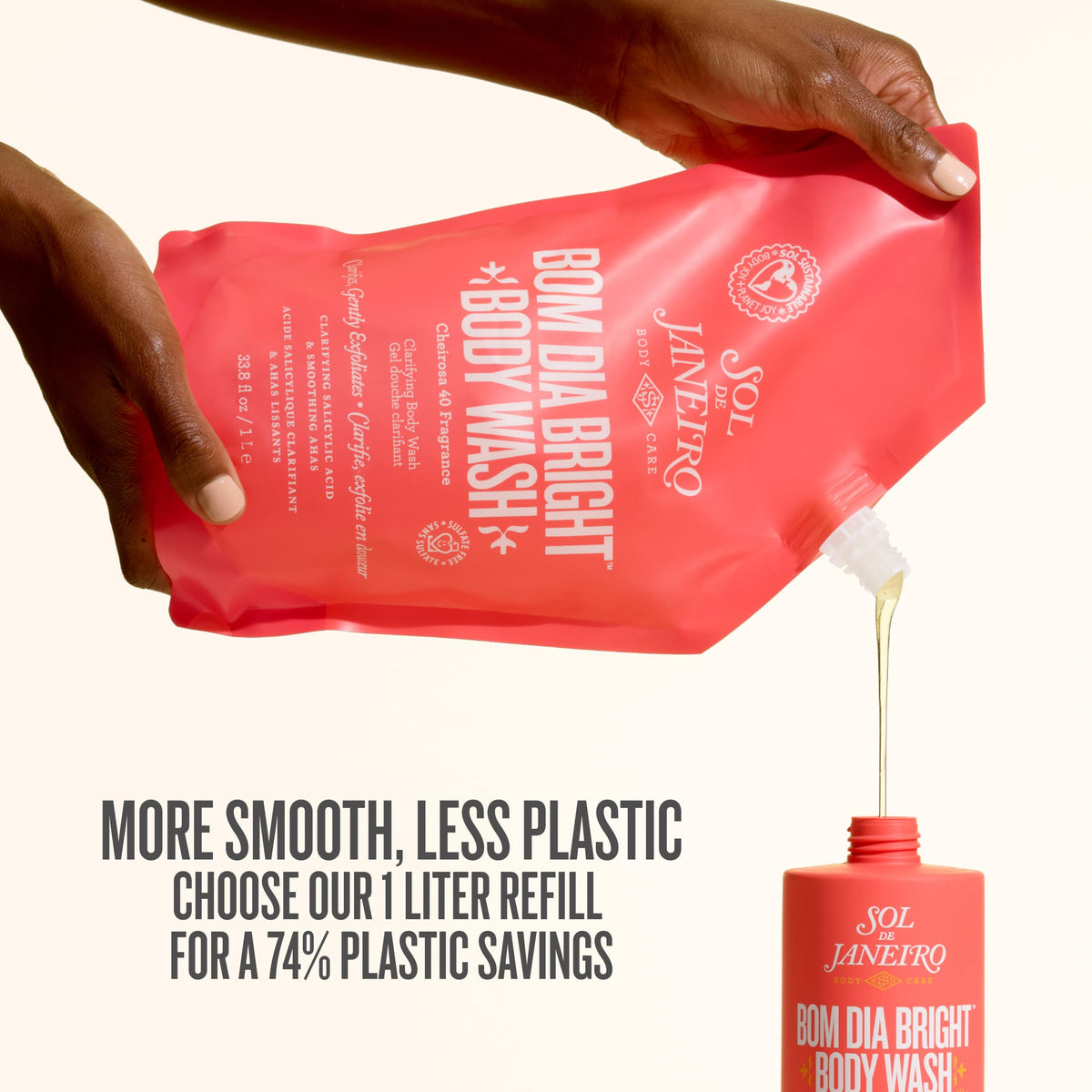 Sol de Janeiro Bom Dia Bright Body Wash Refill Pouch - 1L