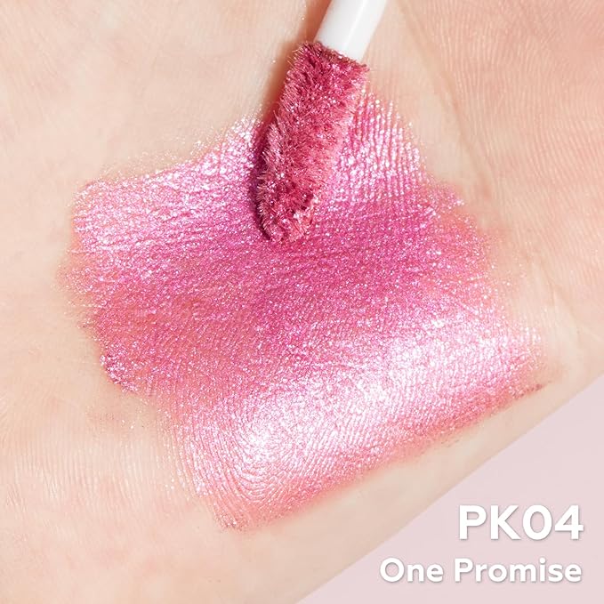 FOCALLURE Metallic Liquid Lipstick,Non Stick Cup Lip Gloss,High Impact Lip Color with Transfer-proof Wear,Long Lasting & Waterproof Lipstick Makeup for Women,One Promise