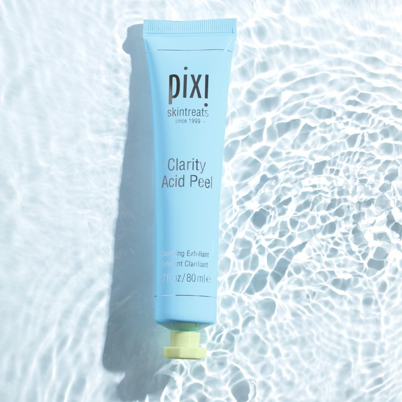 Pixi Clarity Acid Peel | Gentle Exfoliator with AHA, BHA & Probiotics | Purifies, Hydrates & Minimizes the Appearance of Pores | 2.7 fl oz/80 ml