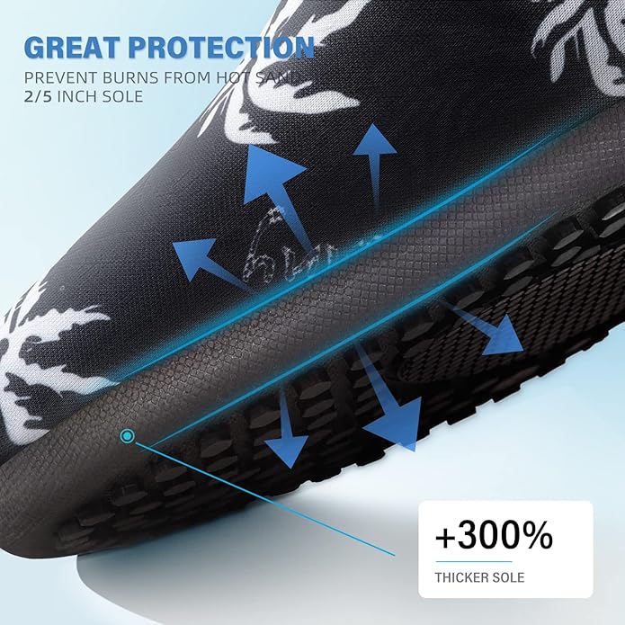 Water Shoes for Women Men Quick-Dry Aqua Socks Swim Beach Barefoot Yoga Exercise Wear Sport Accessories Pool Camping Must Haves Adult Youth Size