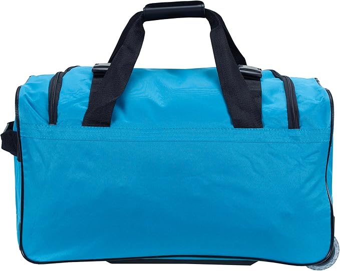 Rockland Rolling Duffel Bag, Black, 22"
