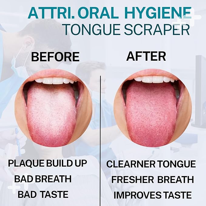 100% Pure Copper Tongue Scraper with Travel cases for Adults and Kids - Durable Tongue cleaner Copper - Tough Scrapper Oral Care -Ayurvedic Copper Tongue Srubber-Best Tongue cleaner