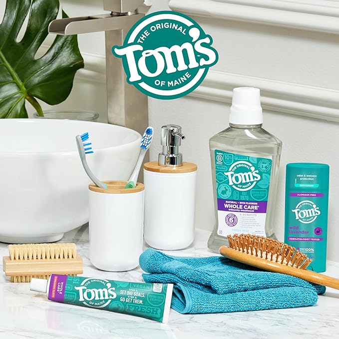 Tom's of Maine Whole Care Natural Toothpaste with Fluoride, Cinnamon Clove, 4.0 oz. 3-Pack (Packaging May Vary)