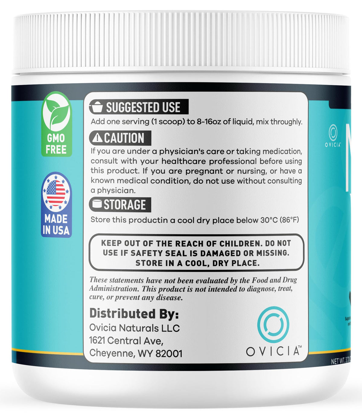 (5 Pack) Neo Vital - Official NeoVital Powder Advanced Premium Formula with All Natural Ingredients Maximum Strength, Neo Vital Memory Powder for Brain Health Wellness, 300 Servings for 5 Months
