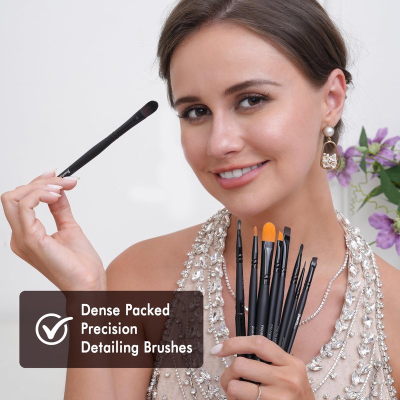 Bueart Design 32PCS Professional Makeup Brushes Set,Makeup brushes Kit with Premium soft hair for Foundation,Powder,Cream,Blush,Contour,Concealer,Bronzer,Eyeshadow,Blending For Pro Make up