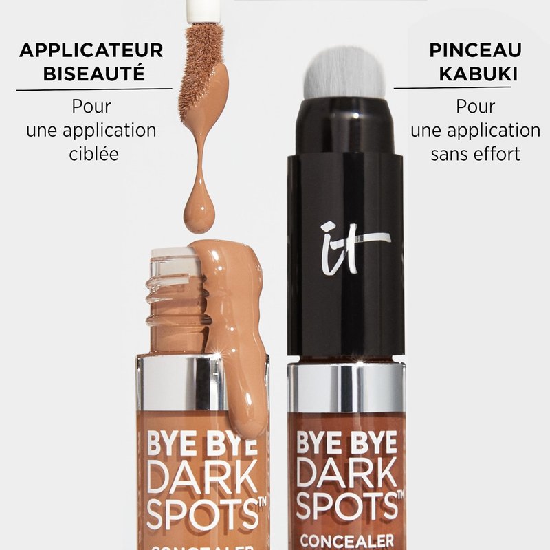 IT Cosmetics Bye Bye Dark Spots Concealer + Brightening Serum – 2% Niacinamide, Hyaluronic Acid & Caffeine - Medium Coverage, Natural Finish, All Skin Types – 11 Fair Neutral, 0.22 fl. oz
