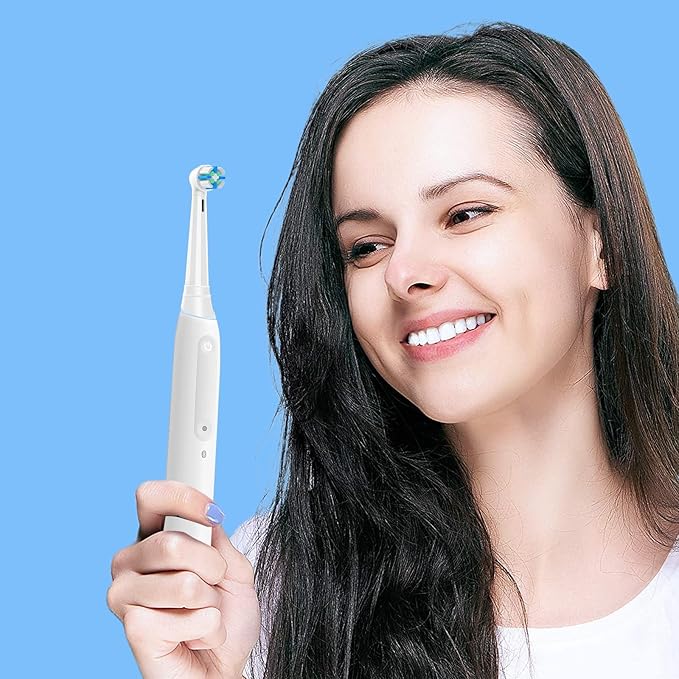 10 Pack IO Replacement Heads Compatible with Oral B IO 2/3/4/5/6/7/8/9/10/Deep Clean Series Electric Toothbrushes, Brush Heads Compatible with Oral B iO (White)