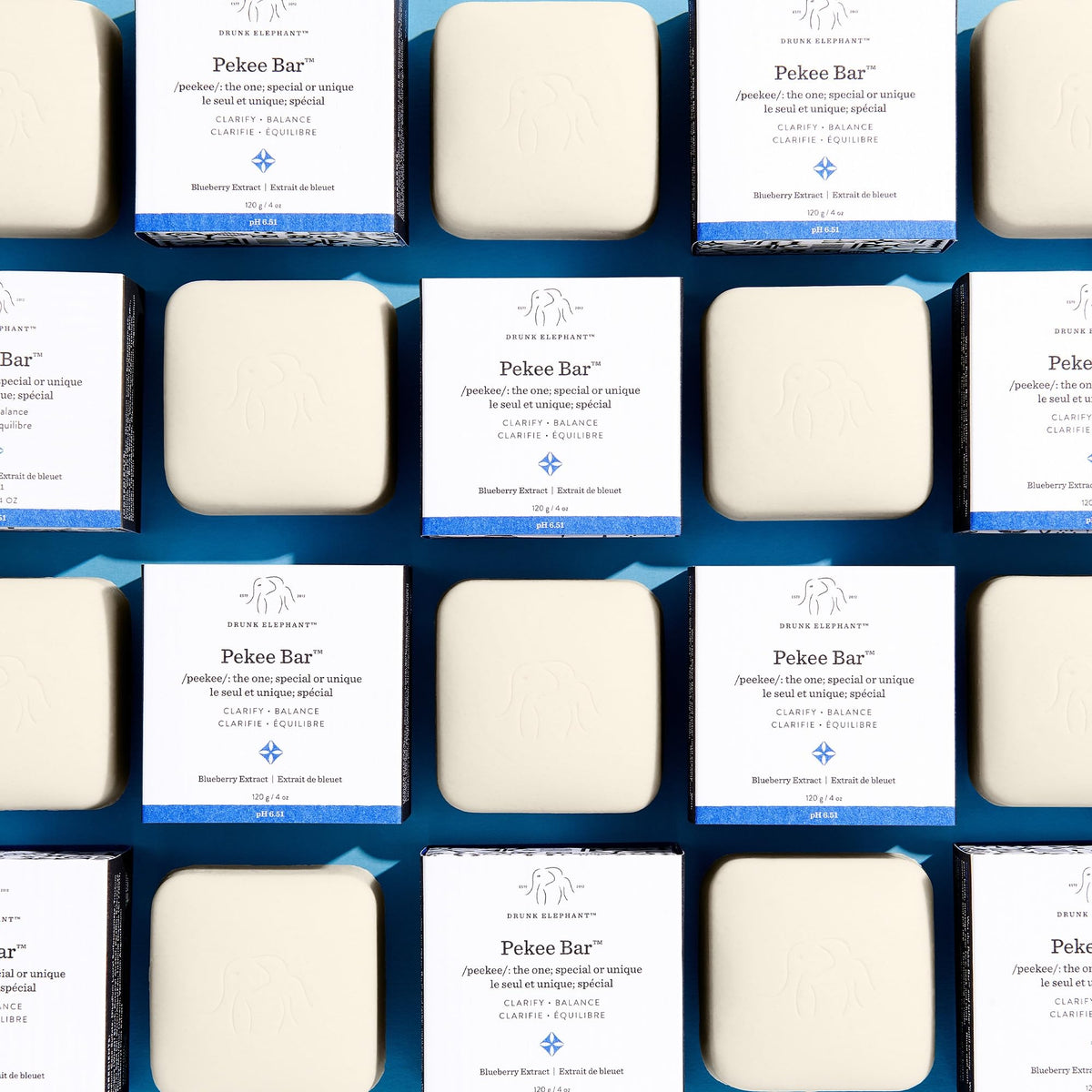 Drunk Elephant Pekee Bar - 113 g/4 oz - Facial Cleansing Bar - Clean Clinical Skincare - Cruelty-Free - Dermatologist-Tested - Free of Essential Oils, Silicones, and Fragrance
