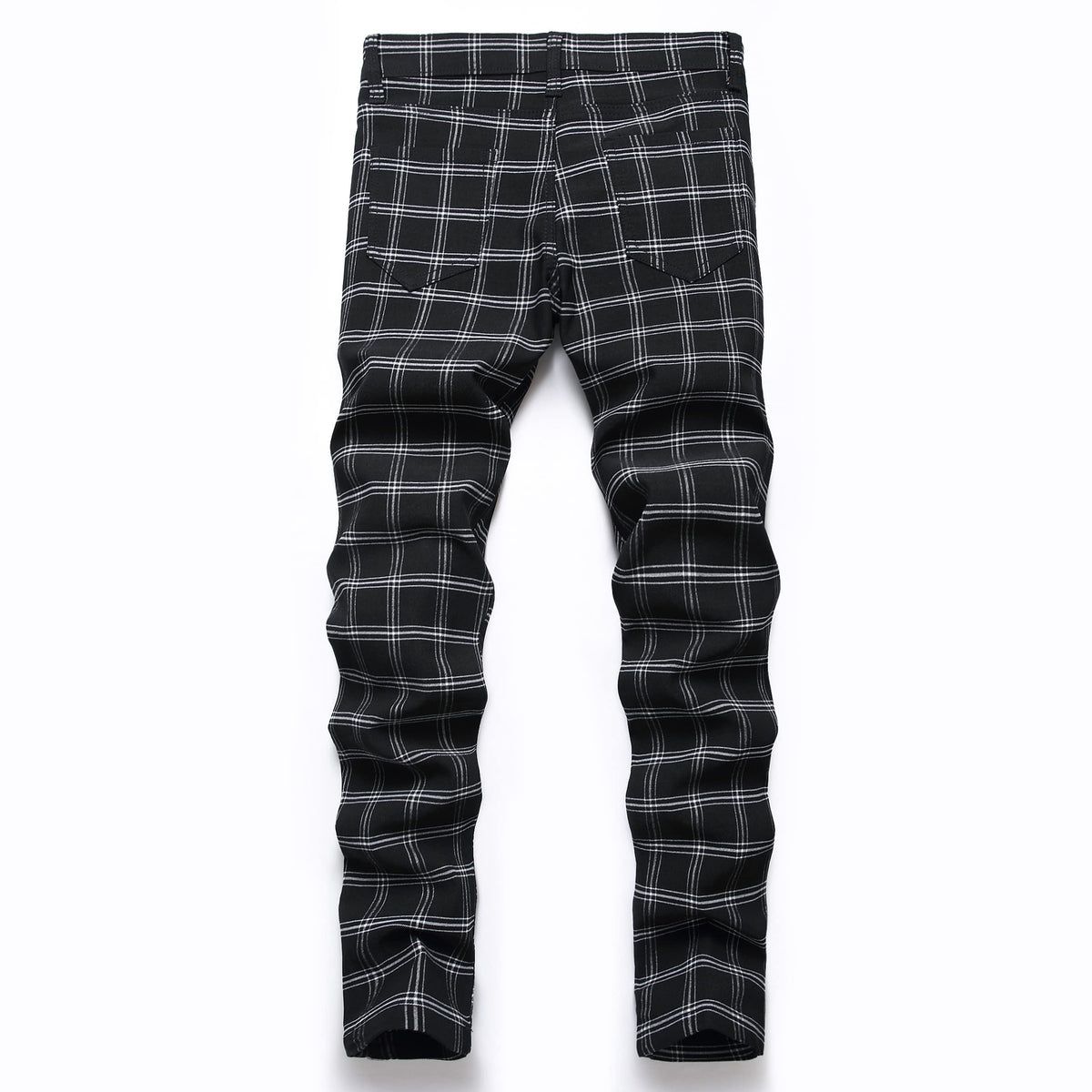SUPBIRD Boy's Pants School Uniform Dress Plaid Skinny Fit Stretch Fashion Comfy Pants Navy 16