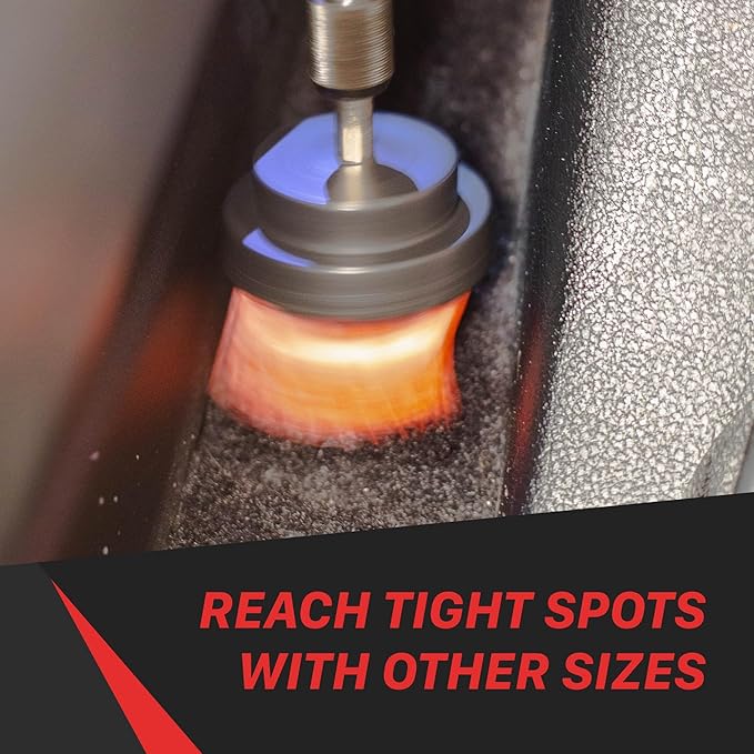 Maxshine Universal M8 Medium-Duty Upholstery & Carpet Drill Brush (2”) | Power Scrubber Attachment for Car Detailing | Removes Grime, Stains & Spots from Leather, Fabric, Seats & Carpets
