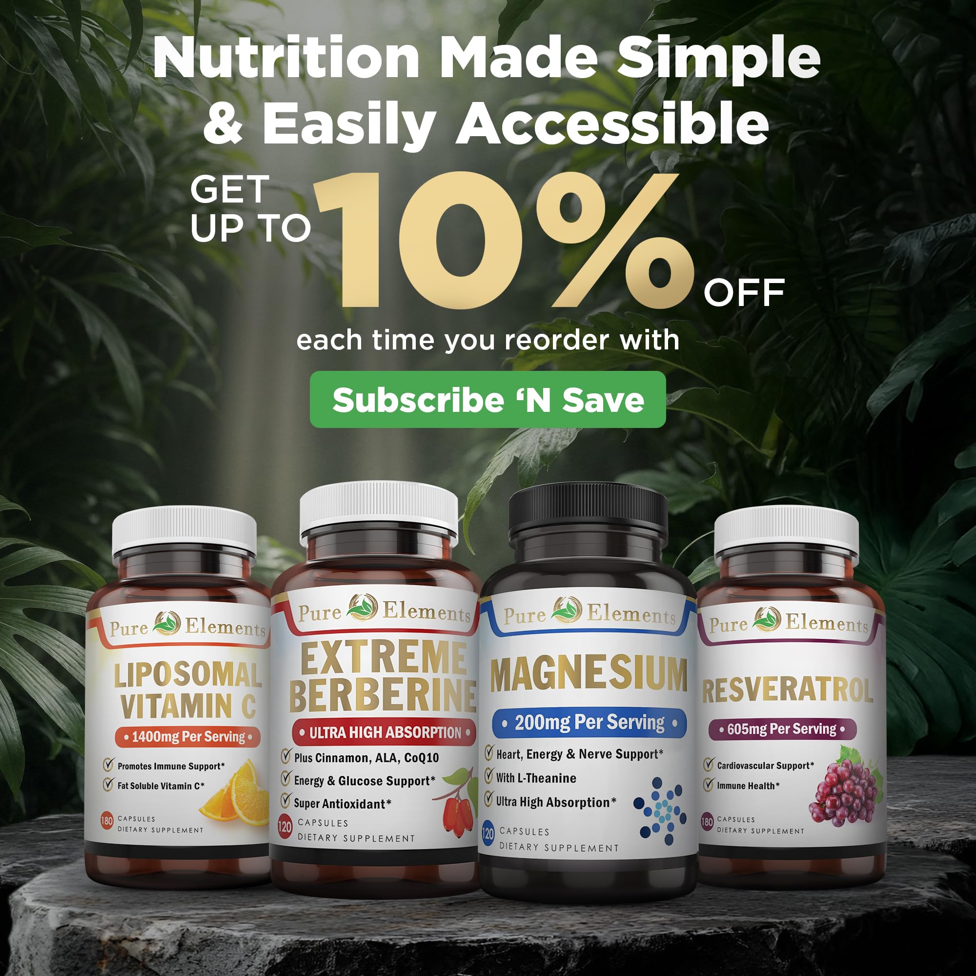 Berberine 500mg Complex with ALA, Coq10, Turmeric, Cinnamon, Bitter Melon, banaba Leaf, Korean Panax, Royal Jelly, and 21 Herbs for Healthy Blood Sugar Support and Immunity-60 Capsule Servings