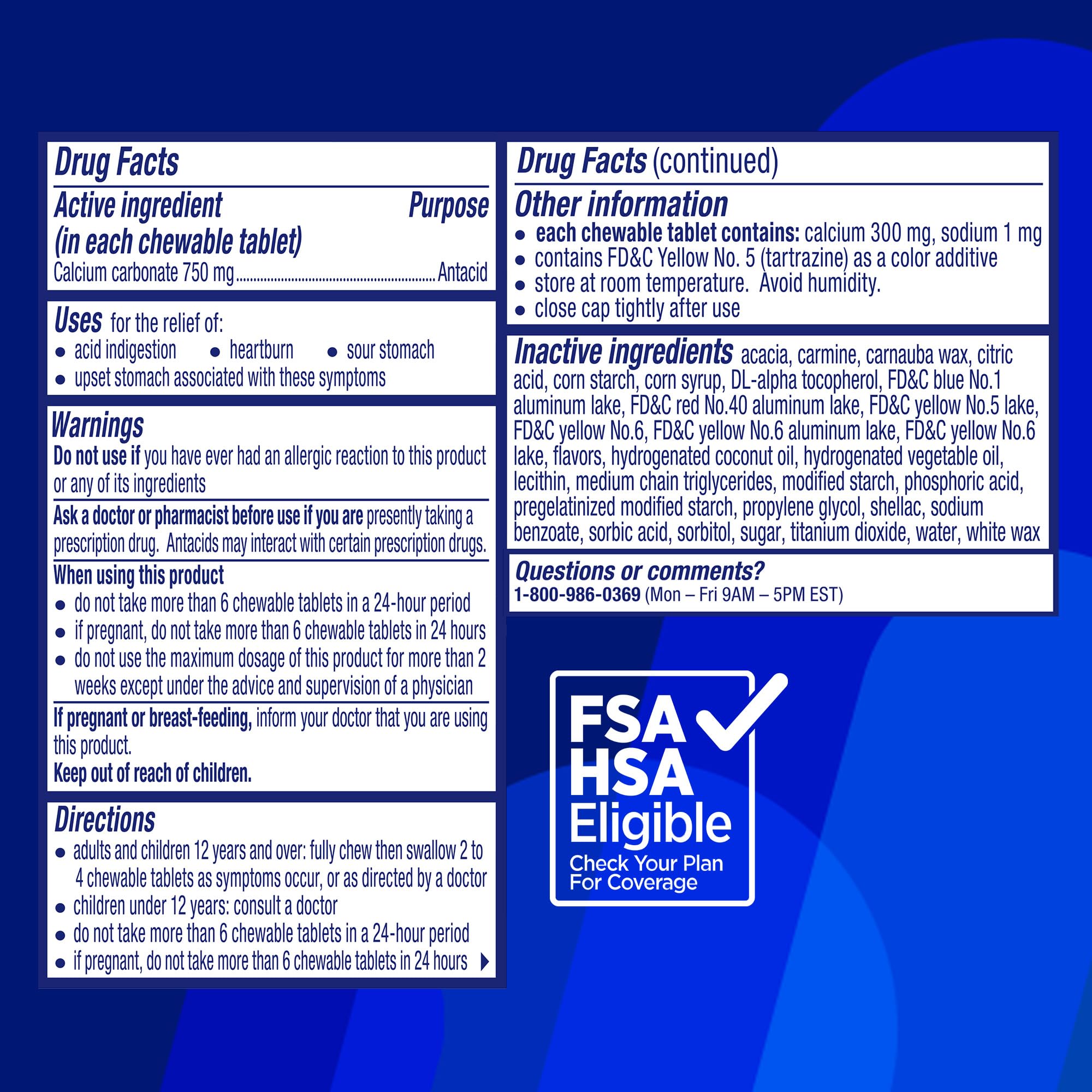 Alka-Seltzer Extra Strength Heartburn ReliefChews, Antacid for Fast Heartburn & Acid Indigestion Relief On the Go, 200 Ct