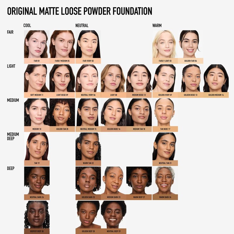 Original Matte Loose Mineral Foundation SPF 15, 22 Warm Tan, Vegan, Cruelty-Free & Dermatologist-Tested