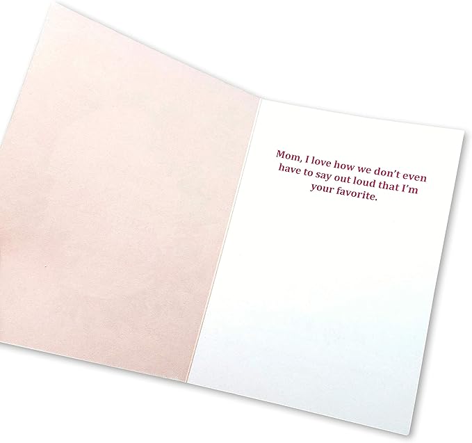 Sleazy Greetings Funny Mothers Day Card From Daughter Son | Cute Happy Birthday Card For Mom | Adult Dirty Humorous Mother’s Day Appreciation Card | More Than My Sister Card