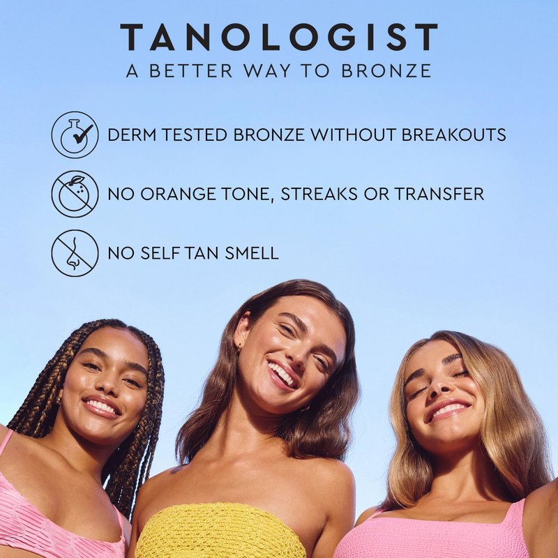 Tanologist Medium Self Tan Water, Clear Tanning Water, Self Tanner Spray, Streak-Free Tanning Mist, Natural Bronzing, No Fake Tan Smell, Long Lasting, Clean Ingredients, 6.76 fl. oz/200 ml Bottle