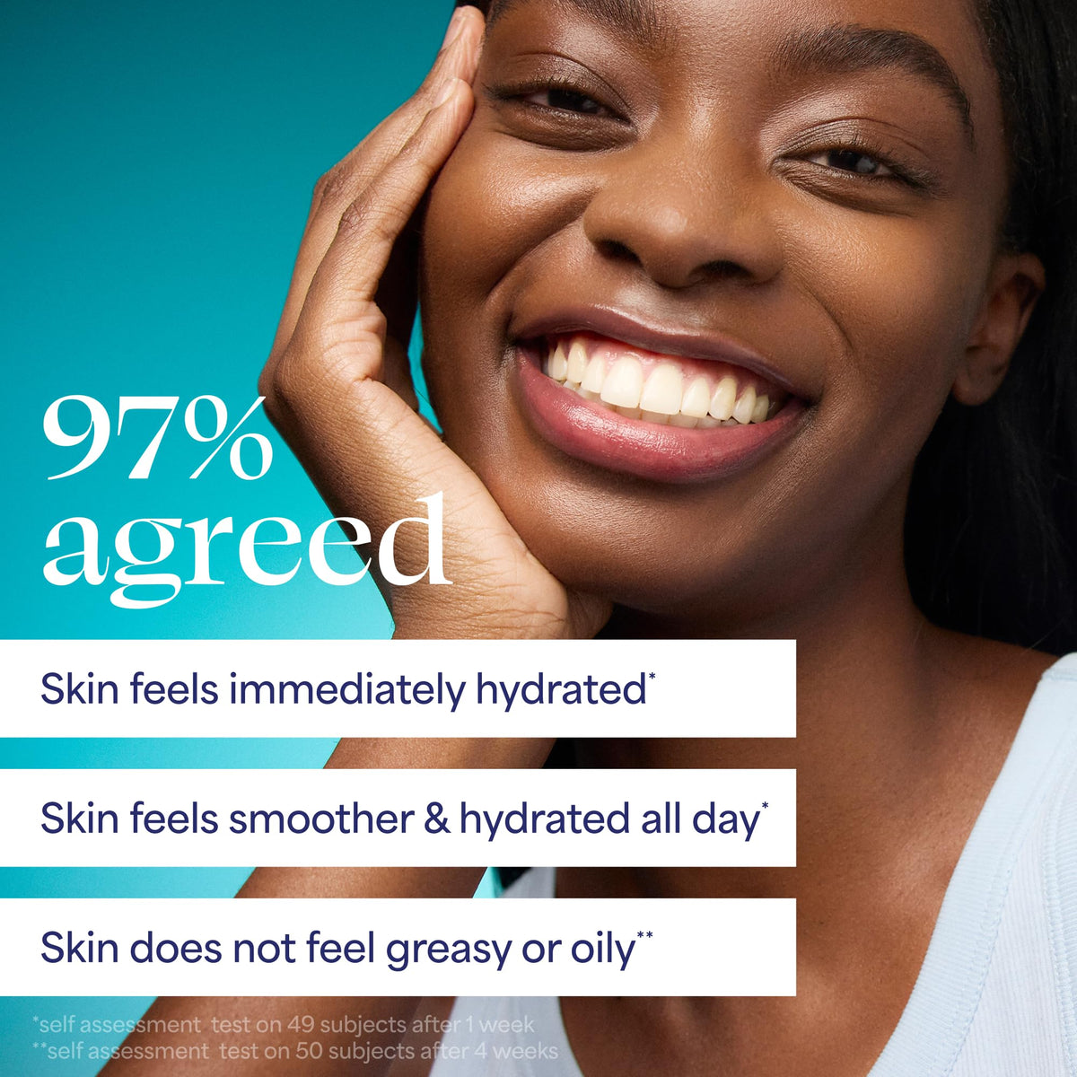 TULA Skincare 24-7 Weightless Moisture, Gel Cream Face Moisturizer for Oily Skin & Large Pores with Prebiotic Extracts, Hyluronic Acid, & Niacinamide, 1.5 OZ