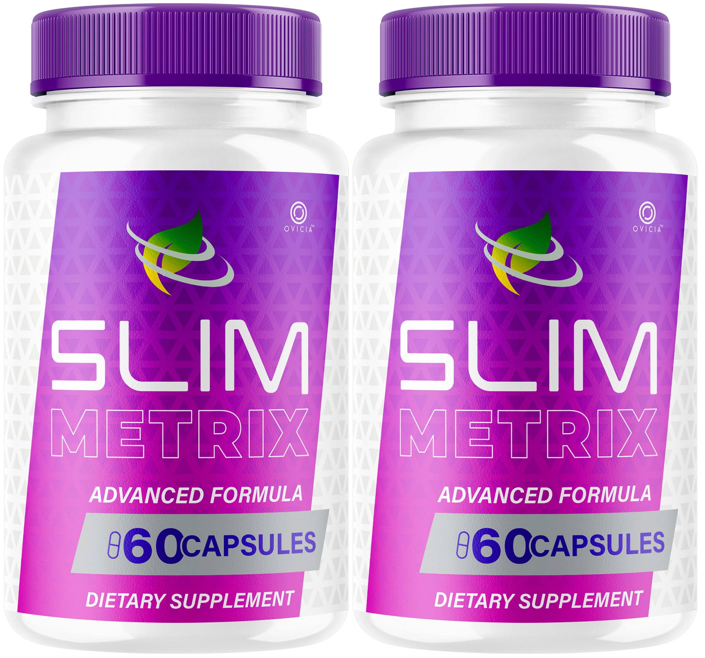 (2 Pack) Slim Metrix Pills - Official Slim Metrix Advanced Formula with All Natural Ingredients, SlimMetrix Advanced Capsules for Wellness & Overall Health Support, 120 Capsules for 2 Months