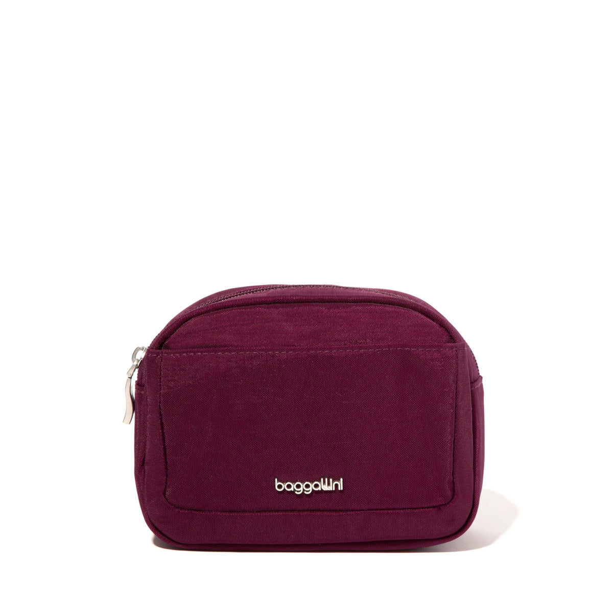 Baggallini Small Cosmetic Pocket - Lightweight 6x4 Inch Makeup Bag - Travel Essentials Makeup Organizer