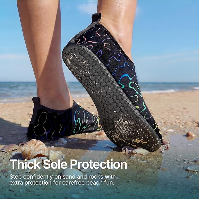 Water Shoes for Women Men Quick-Dry Aqua Socks Swim Beach Barefoot Yoga Exercise Wear Sport Accessories Pool Camping Must Haves Adult Youth Size
