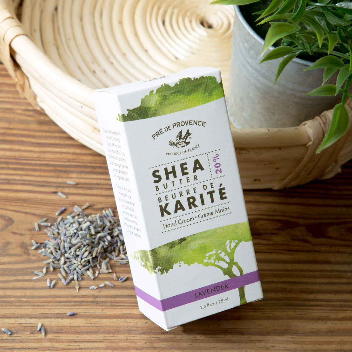 Pre de Provence Beurre De Karité Moisturizing Collection, Shea Butter Enriched Nourishing, Hand Cream, 75ML, Lavender