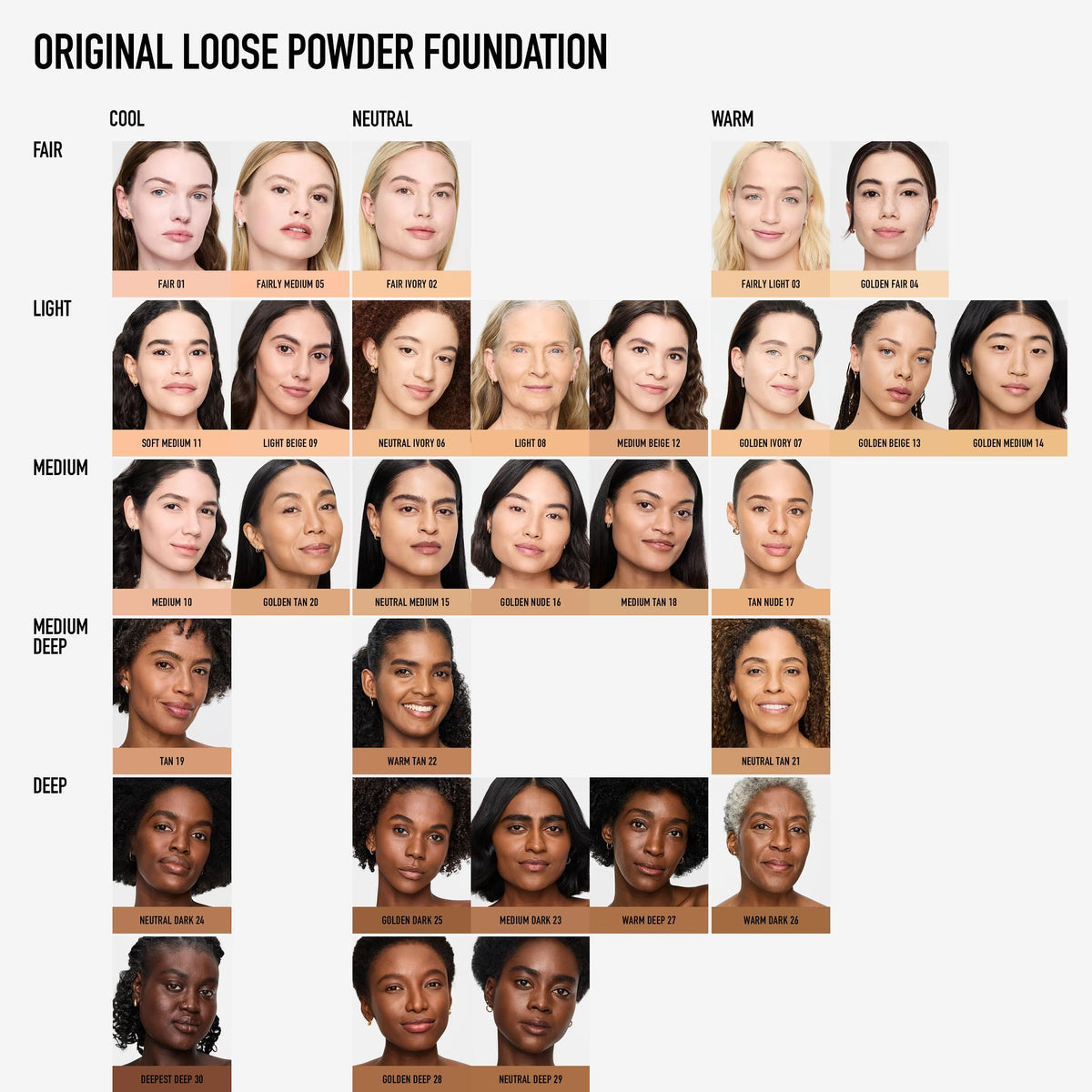 Original Loose Powder Foundation SPF 15, Fairly Medium 05, Vegan, Cruelty-Free & Dermatologist-Tested