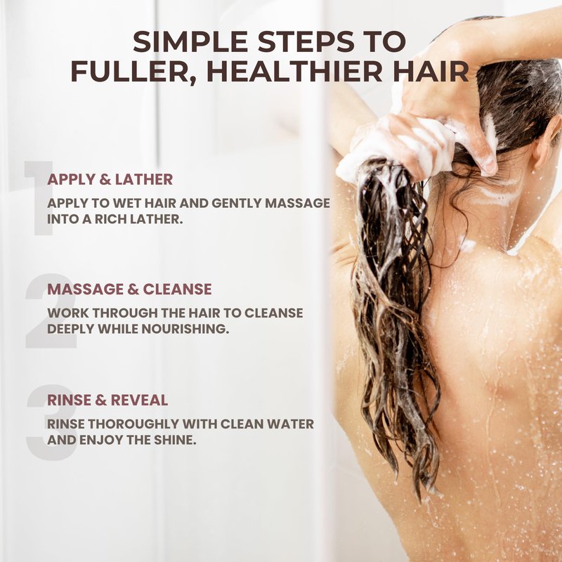 LUXURY TREND Collagen Hair Shampoo for Women - Salon-Grade Thickening & Growth, Professional Cleansing for Fuller, Healthier Locks, Sulfate-Free, 16.9 oz