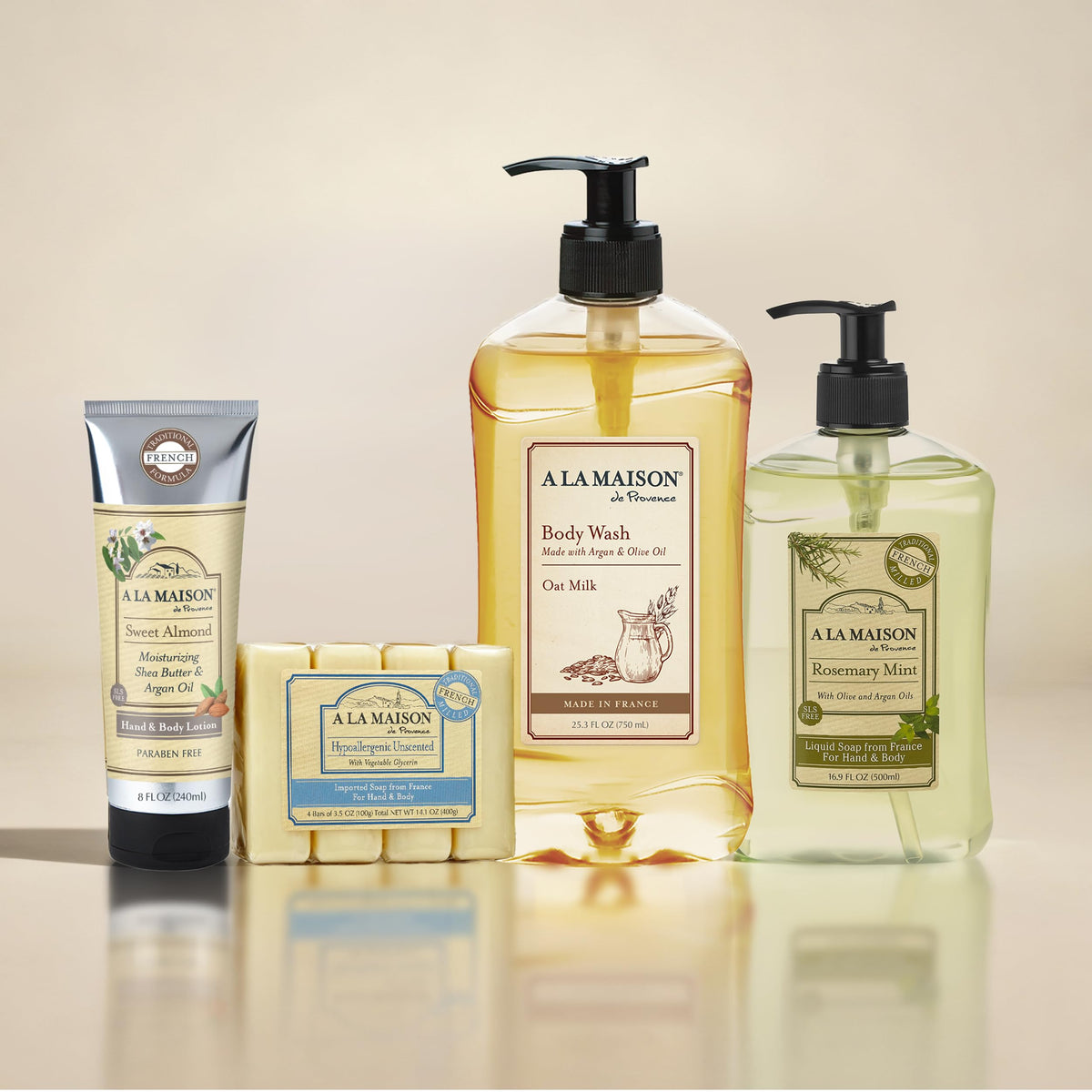 A LA MAISON Fresh Sea Salt Body Wash 25.36 Fl Oz, 3 Pack