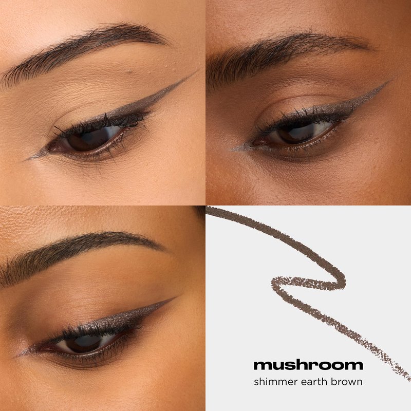 URBAN DECAY 24/7 Glide-On Waterproof Eyeliner Pencil - Smudge-Proof, Long-Lasting, Transfer-Proof, Up to 16HR Wear, Smooth No-Tug Formula, Mushroom (Earth Brown Shimmer) - 0.04 oz