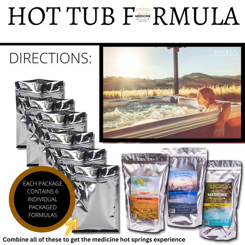 Medicine Springs hot tub Mineral Therapy Dead sea Minerals hot Spring Soaking Collection for Healing Turn Your hot tub into a Soaking Mineral Spring -Skin Formula Treats 400 Gallons (Hot Tub)