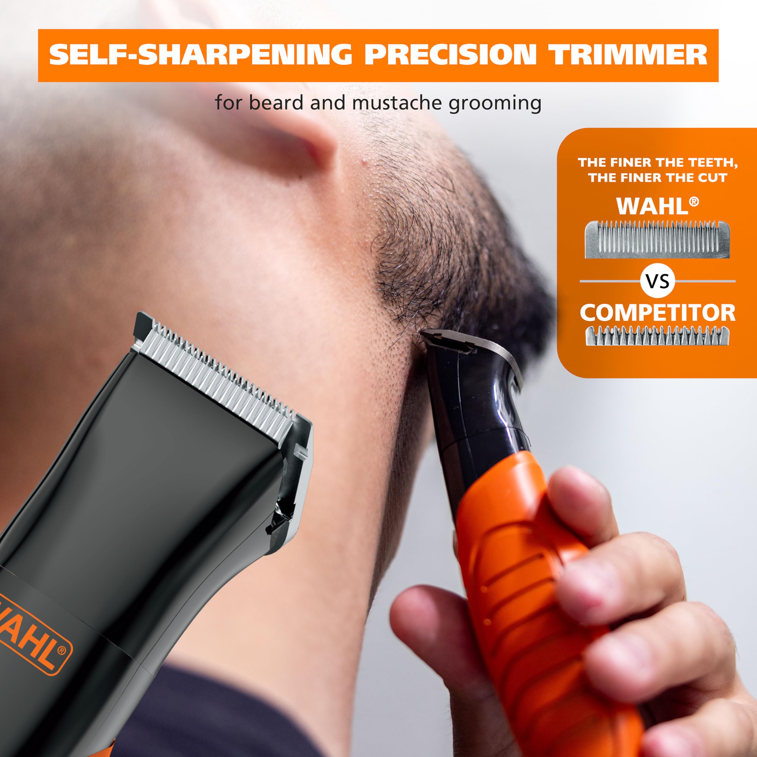 Wahl Trim Ninja All in One Hybrid Electric Razor and Beard Trimmer for Men – All Body Electric Shaver, Hair Trimmer, Precision Detail Trimmer, Ear & Nose Hair Trimmer for Men – Model 3030115
