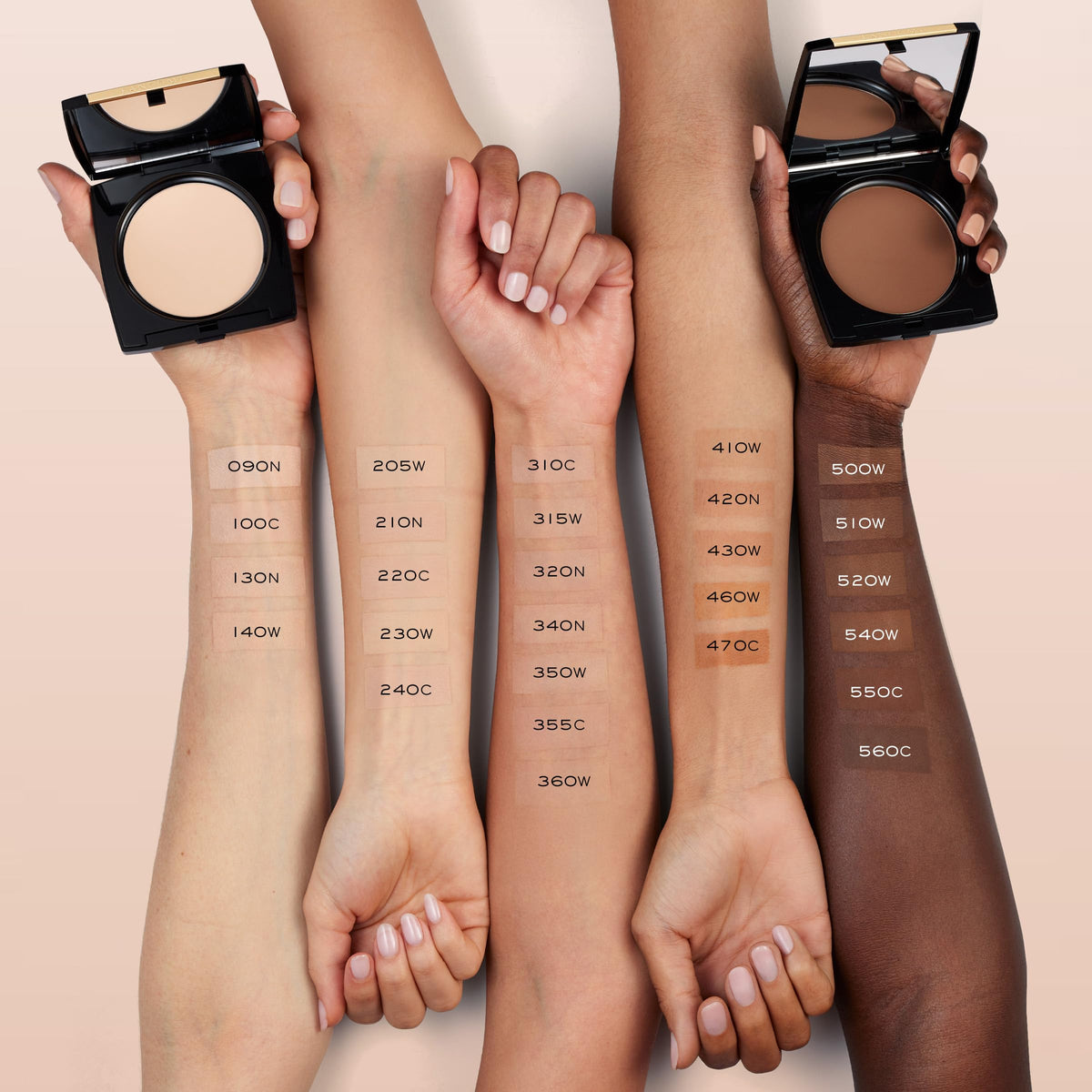Lancôme Dual Finish Powder Foundation - Natural Finish, Sheer-to-Full Coverage, Longwear Powder Foundation, Controls Shine - 310 Bisque II Cool