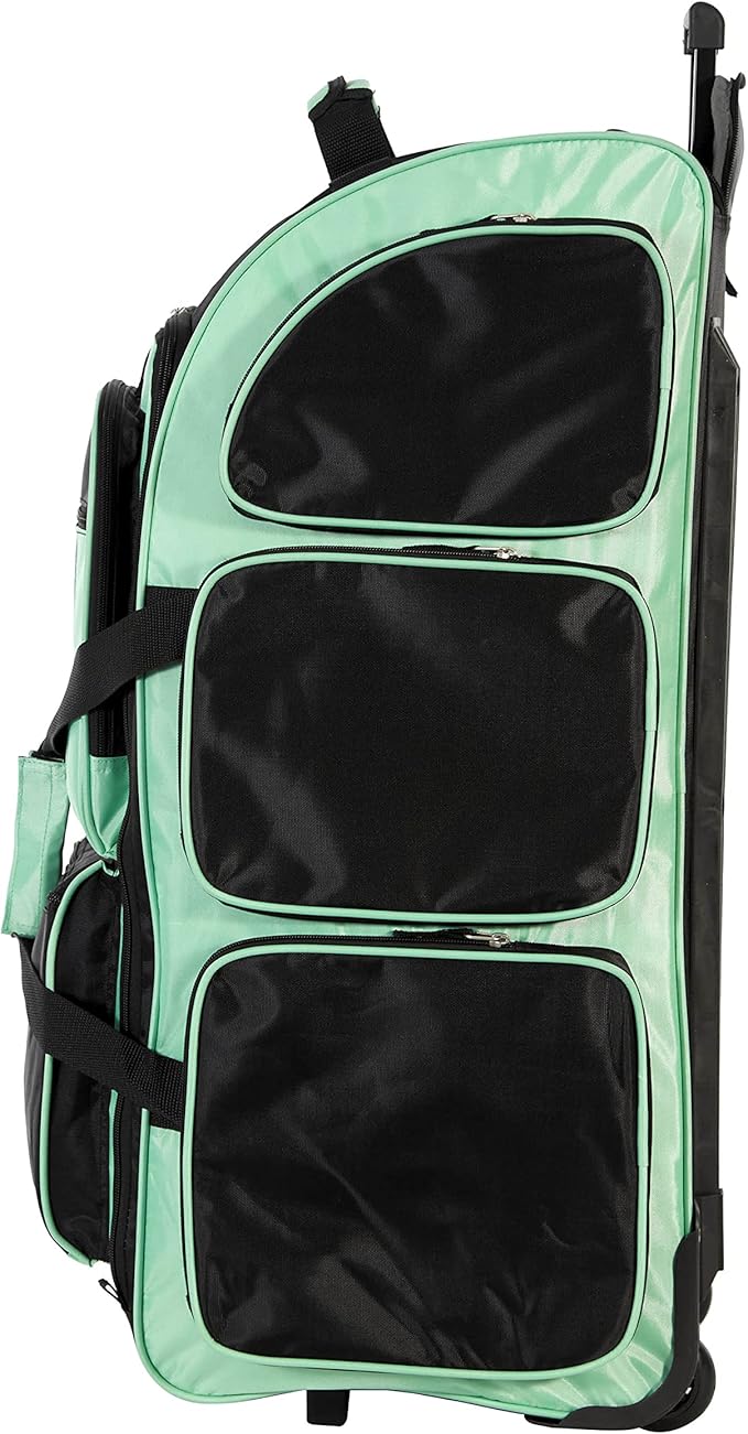 Travelers Club Xpedition 30 Inch Multi-Pocket Upright Rolling Duffel Bag