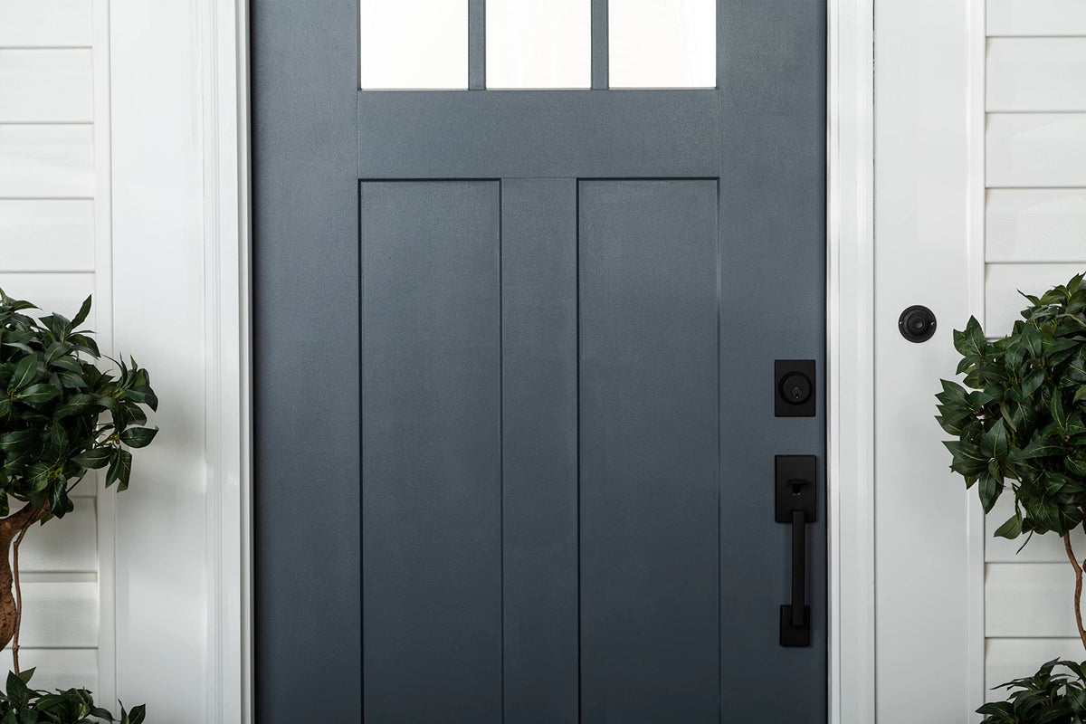 Rust-Oleum 369387 Advanced Dry Door & Trim Paint, Quart, Satin Alpine Gray