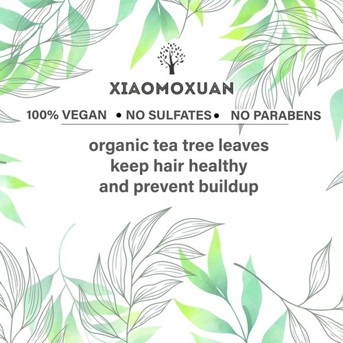 Xiaomoxuan Tea Tree Shampoo and Hydrating Hair Mask for All-Natural Hair Care Bundle