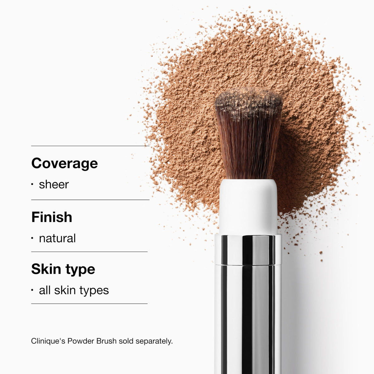 Clinique Blended Face Loose Setting Powder For All Skin Types | Sheer Coverage, Natural Finish, Transparency Neutral, 0.88 Ounce
