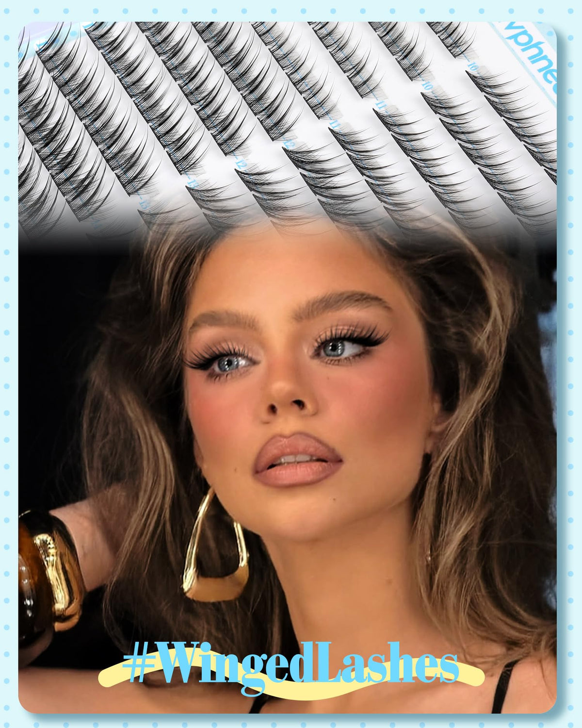Fox Eye Lash Clusters J-Curly Individuals Eyelash Extension Wet Look Fairy Lash Spikes Cat Eye Lash Extensions Pre-Mapped Natural Eyelash Clusters 144 Pcs 10-15MM Wispy Cluster Lashs