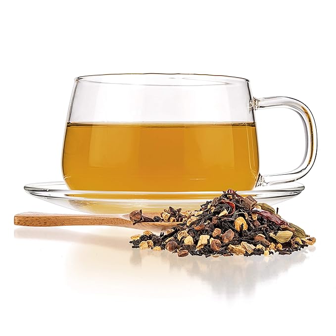 Tealyra - Spicy Chili Pepper Chai - Black Tea - Ginger - Cardamom - Cinnamon - Vanilla - Warm Spicy Loose Leaf Tea - 112g (4-ounce)