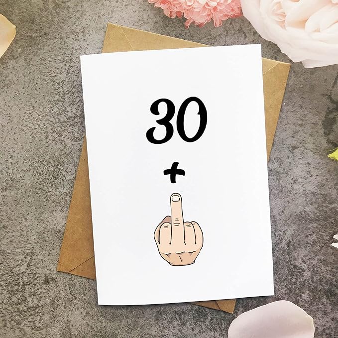MAGJUCHE Funny 31st Birthday Card, 30+1 women Or Men Sweet 31 Years Old Birthday Gift Joke Card