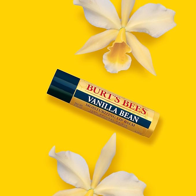 Burt's Bees You're the Balm Lip Balm Pack, With Beeswax, Wild Cherry, Watermelon and Vanilla Bean Flavors, With Responsibly Sourced Beeswax, Tint-Free, Natural Origin Lip Treatment, 4 Tubes, 0.15 oz.