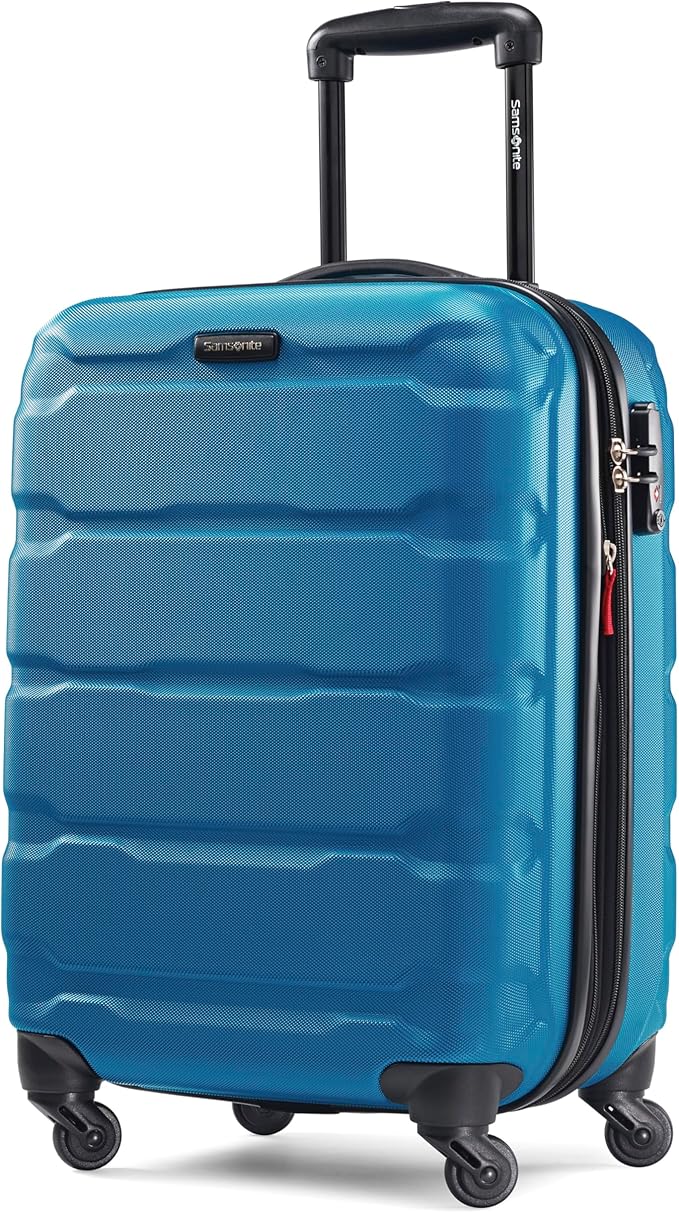 Samsonite Omni PC Hardside Expandable Luggage with Spinner Wheels, Adriatic Blue, 2-Piece Set (20/28)