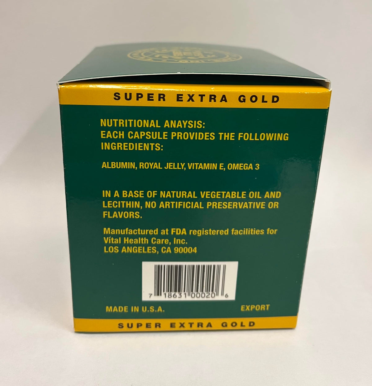 Vital Super Albumin Extra Strength Pure Natural 1500 mg 200 Softgels Authentic 바이탈슈퍼알부민