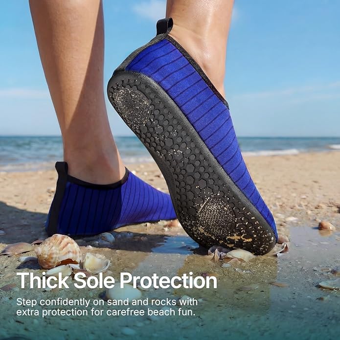 Water Shoes for Women Men Quick-Dry Aqua Socks Swim Beach Barefoot Yoga Exercise Wear Sport Accessories Pool Camping Must Haves Adult Youth Size