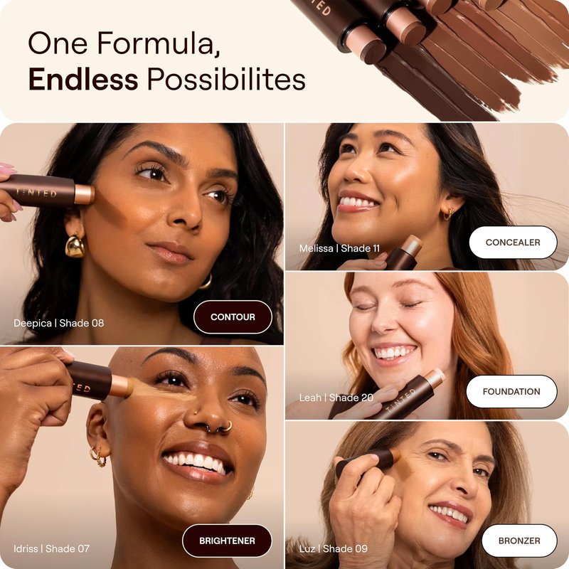 Live Tinted Foundation Makeup - Huestick Complexion Stick - Shade 06